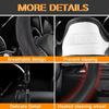 Heated Steering Wheel Cover - WARMITORY Luxury Steering Wheel Heater, 12V Quick Hand Warmer, 14.5-15 inches Outer Diameter for Standard-Size Car