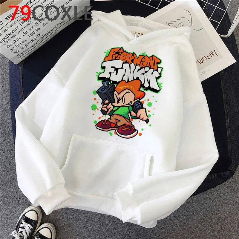 Hot Game Friday Night Funkin Hoodies Unisex Kawaii Hip Hop Harajuku Cartoon Graphic Streetwear Unisex Tops Fashion Sweatshirts Male Unisex
