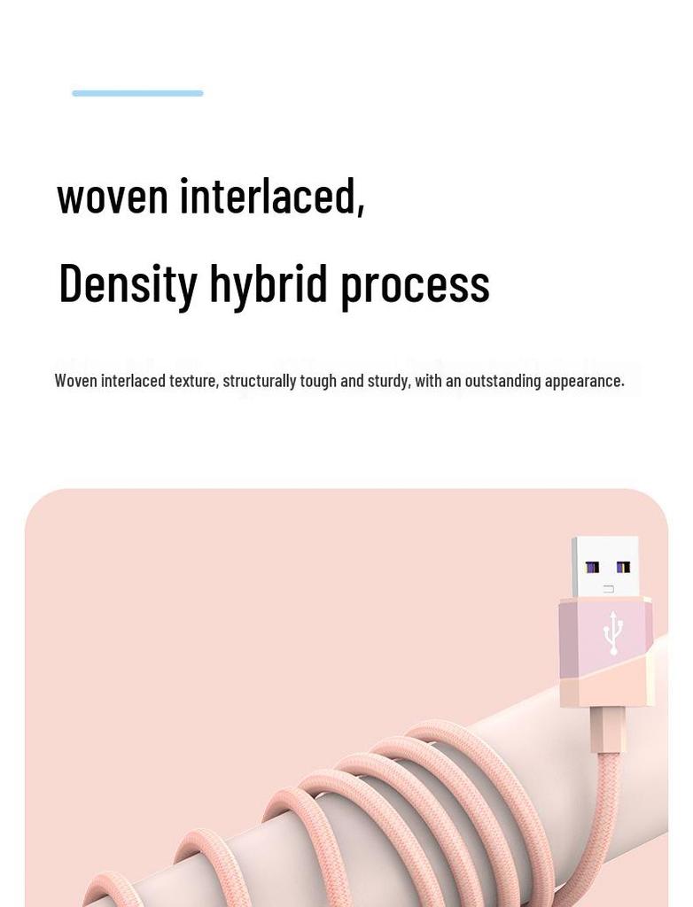 Fast Charging 3-in-1 Braided Cable for Apple Devices