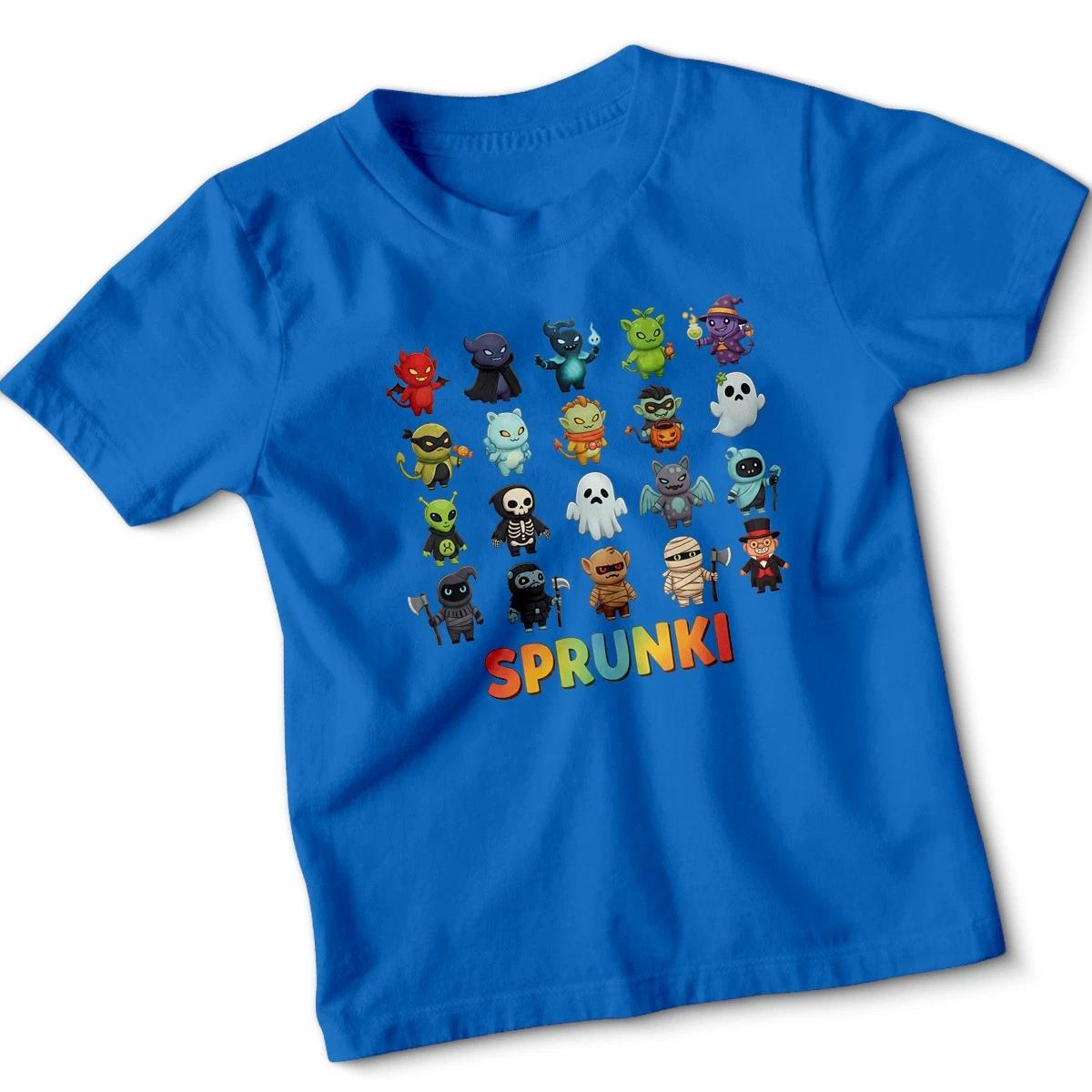 Kids Sprunki World Book Day School Tshirt Top 100