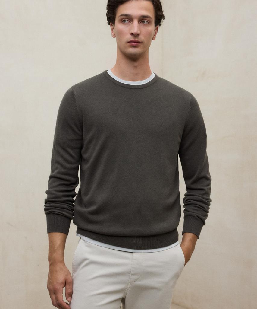 Ekoalpeu Herren Pullover Green Bayona