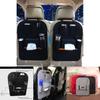Elegant Black Auto Car Seat Back Organizer With Multi-pocket Storage For Effortless Organization