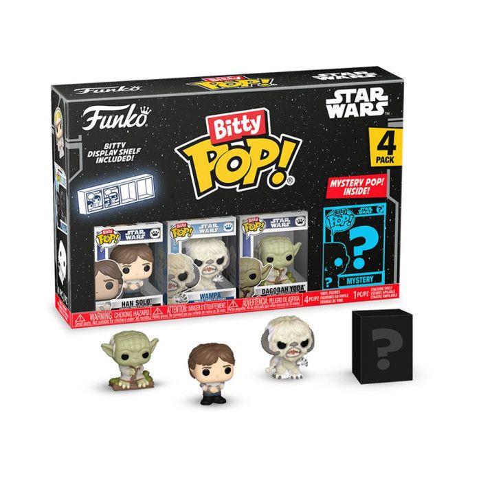 Pack 4 Figurines Funko Bitty Pop Star Wars S2 Han