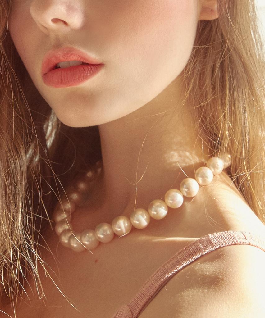 Postlude B Pk Pearl Necklace