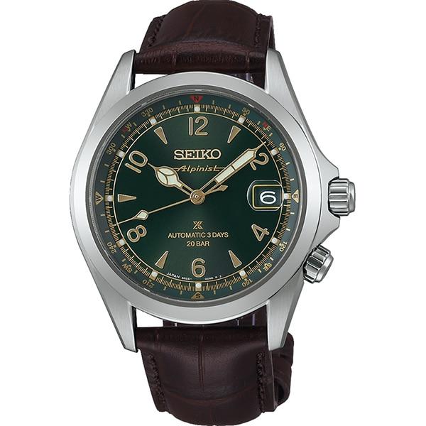 Seiko Prospex ALPINI Series Men's Automatic Wrist Watch - Brown / Silver SBDC211 SBDC209 Gift Casual Business Sports Student