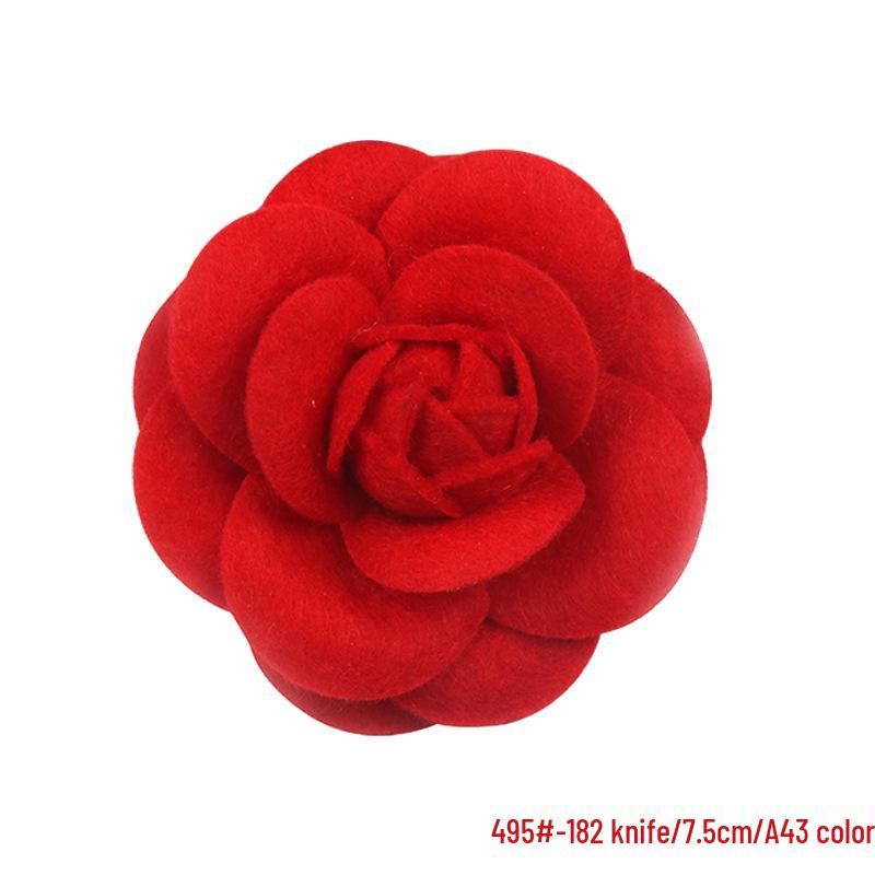 Non-Woven Camellia Flower Hair Clips: Elegant DIY Accessories for Jewelry and Clothing.