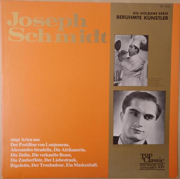 

LP Record JOSEPH SCHMIDT Joseph Schmidt Singt Arien TC9038 Top Classic 1969 Germany Classical Used