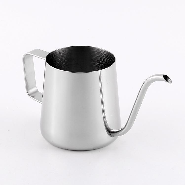 350ml Nerezová konvice s husím krkem pro přípravu kávy metodou pour-over s jemnou hubičkou