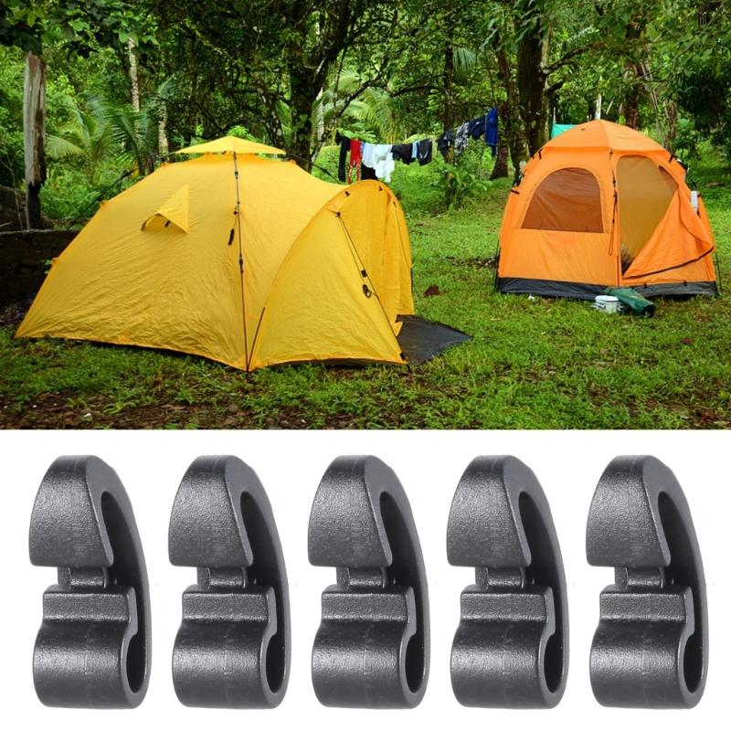 20Pcs Camping Carabiner Buckle Tent Accessories Multifunctional Hooks Equipment