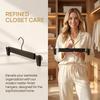 5/10Pcs Clothes Pants Hangers, Space-Saving Skirt Holders, Adjustable Clips, Trouser Hangers, Clothes Coat Garment Jeans Hangers