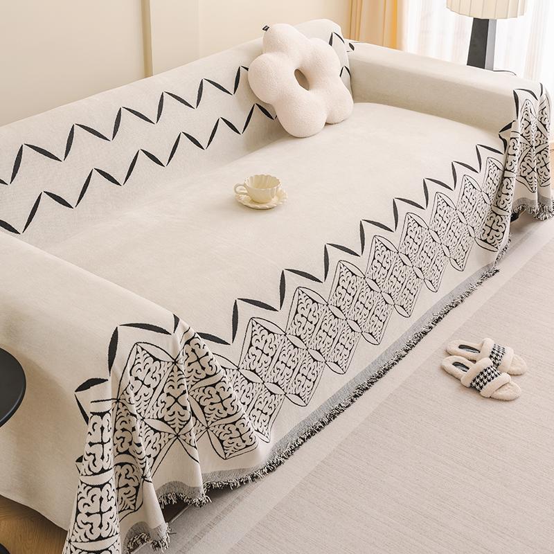 Four Seasons Universal Sofa Cushion Chenille Universal Sofa Cover Towel Full Covered Cover Anti-Scratching Cushion