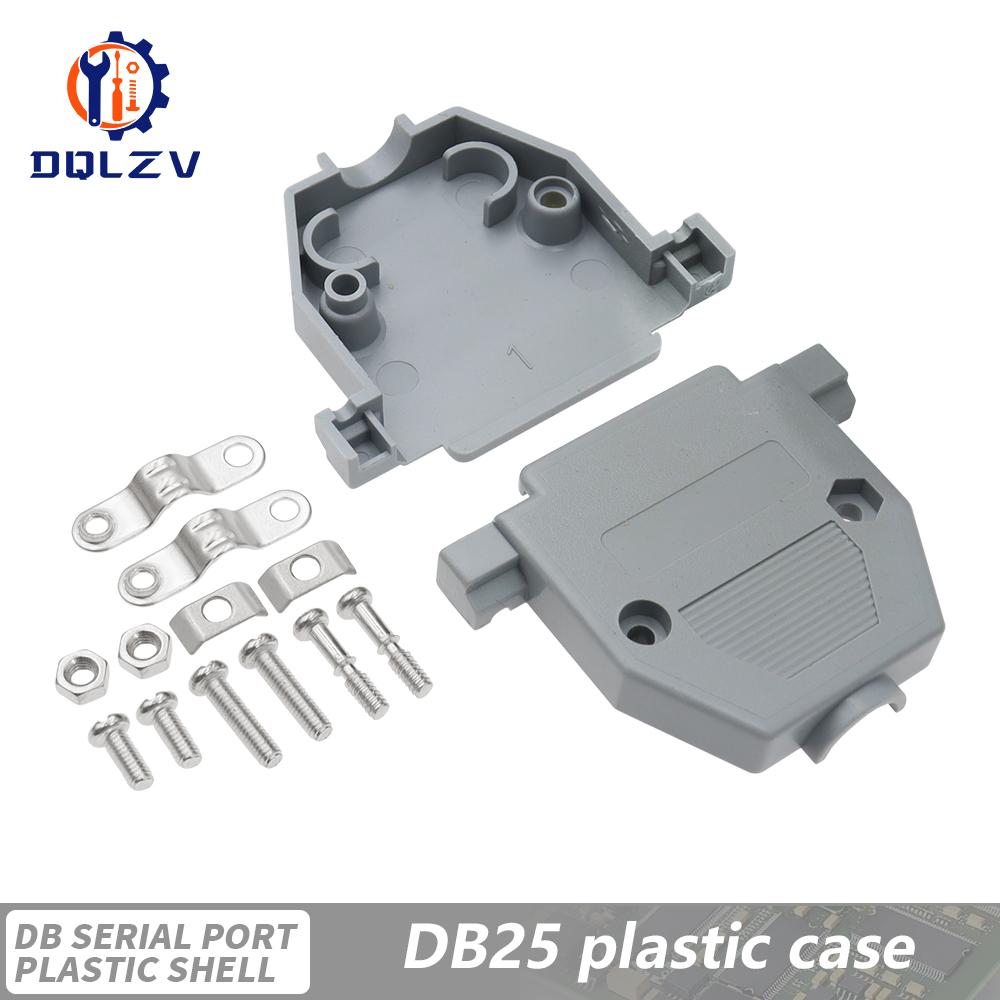 DB15 DB25 DB9 DB37 Parallel Serial Port Fmale/Male Solder Connector+Plastic Assemble Shell Cover 37 9 15PIN VGA Adapter
