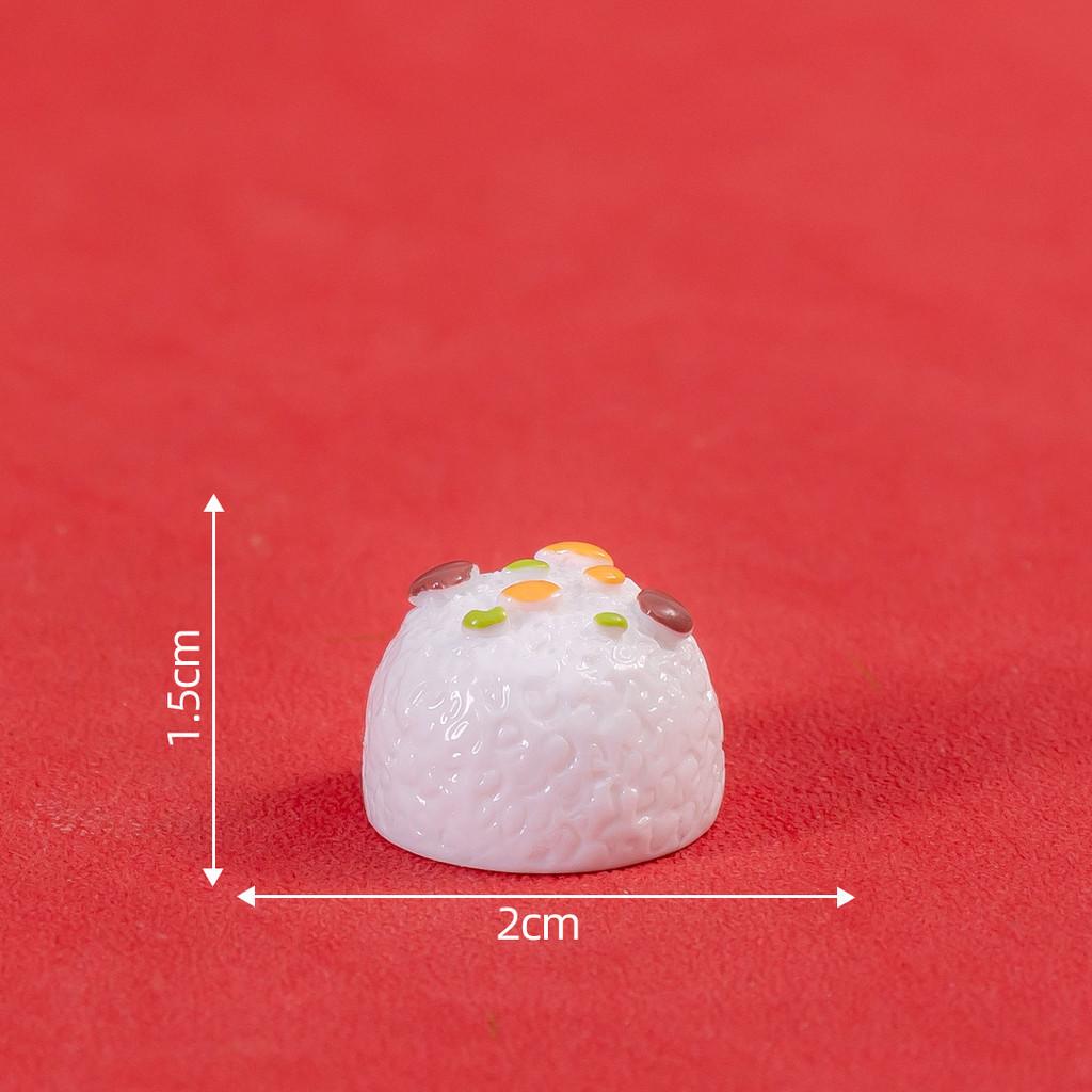 Realistic Miniature Resin Delicious New Year's Eve Dinner Decorative Food Model For Diy Dollhouse And Home Decor