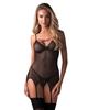Obsessive - Sexy 2-Piece Set with Garters Novenes XS/S