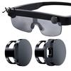 Privacy Camera Cover for Meta Smart Glasses, Signal Friendly Light Dimmable Glasses Accessory Sticker with Snap And Slide Design, Easy Install Lens