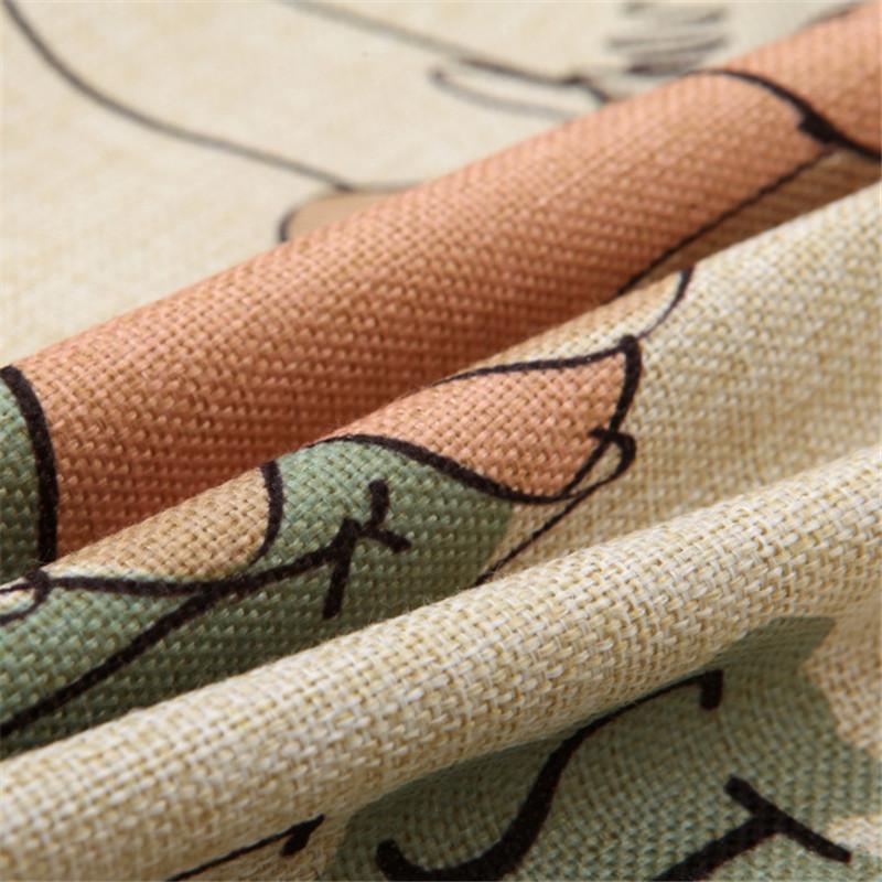 45x45cm Fashion Car Sofa Seat Cushion Cover Cotton Linen Throw Pillowcase Home Living Room Bedroom Decoration