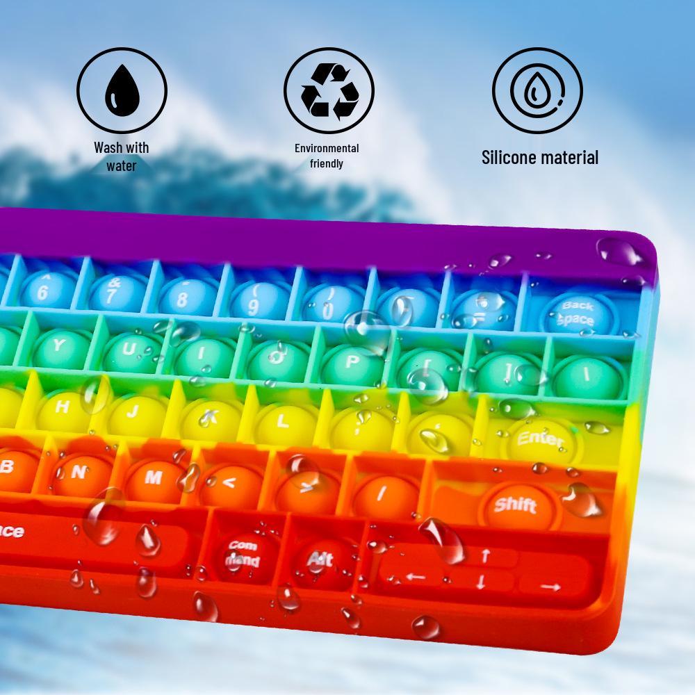 Silicone Educational Decompression Toy Calculator & Keyboard for Kids - Halloween & Christmas Theme