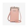 Women Phone Bag Crossbody Phone Pouch Mini Cell Phone Purse Shoulder Bag Wallet,Pink