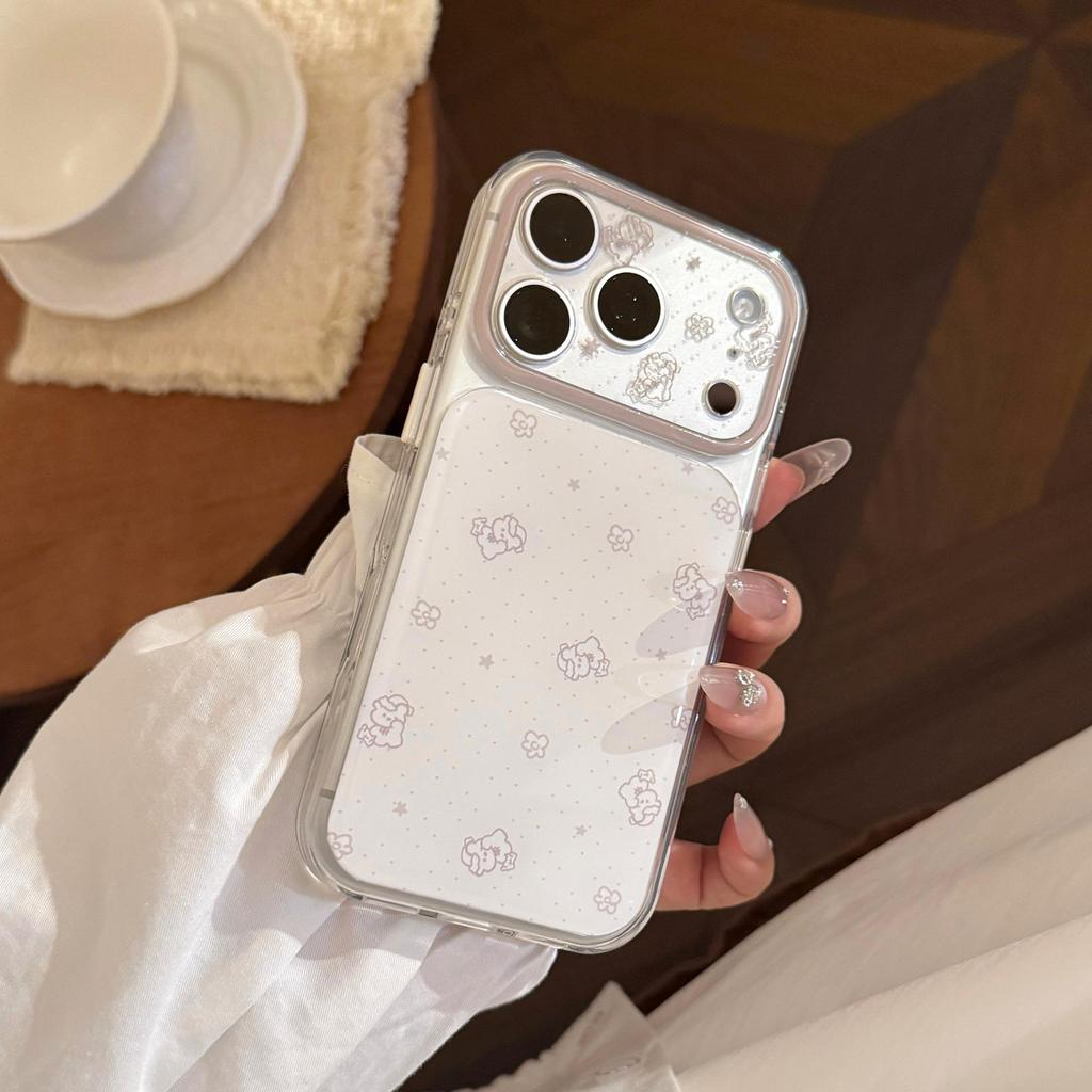 Minimalist Bear Phone Case for iPhone 16, iPhone 17, and iPhone 17 Pro Max