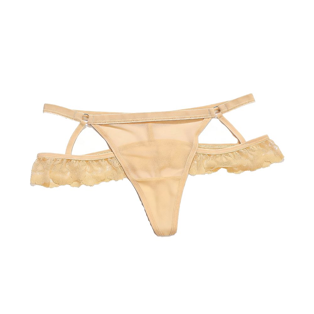 Thin Strap Underwear for Women Transparent Mesh Lace Briefs Fashion Lace Panties Comfortable