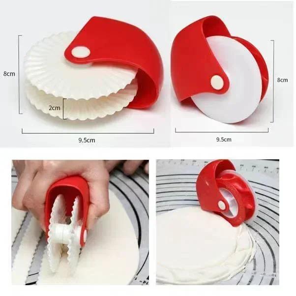 Pastry Rolling Wheel Decorator Pie Biscuit Dough Cutting Machine for Rolling Dough Kitchen Baking Tool Accessories VIE LENTE