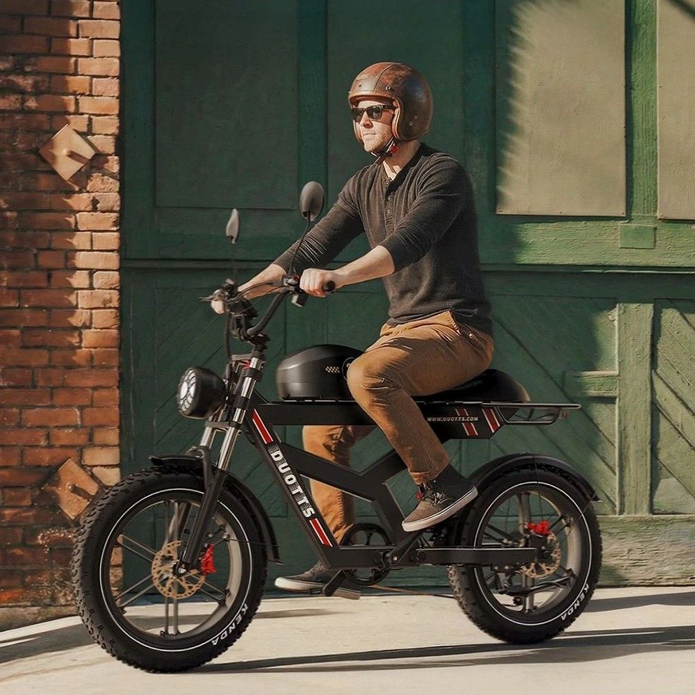 Elektrofahrrad Duotts F20, 750W Motor, 52V 27AH Akku, Höchstgeschwindigkeit 40 km/h, Reichweite 140 km, 20x4.0 Zoll Reifen