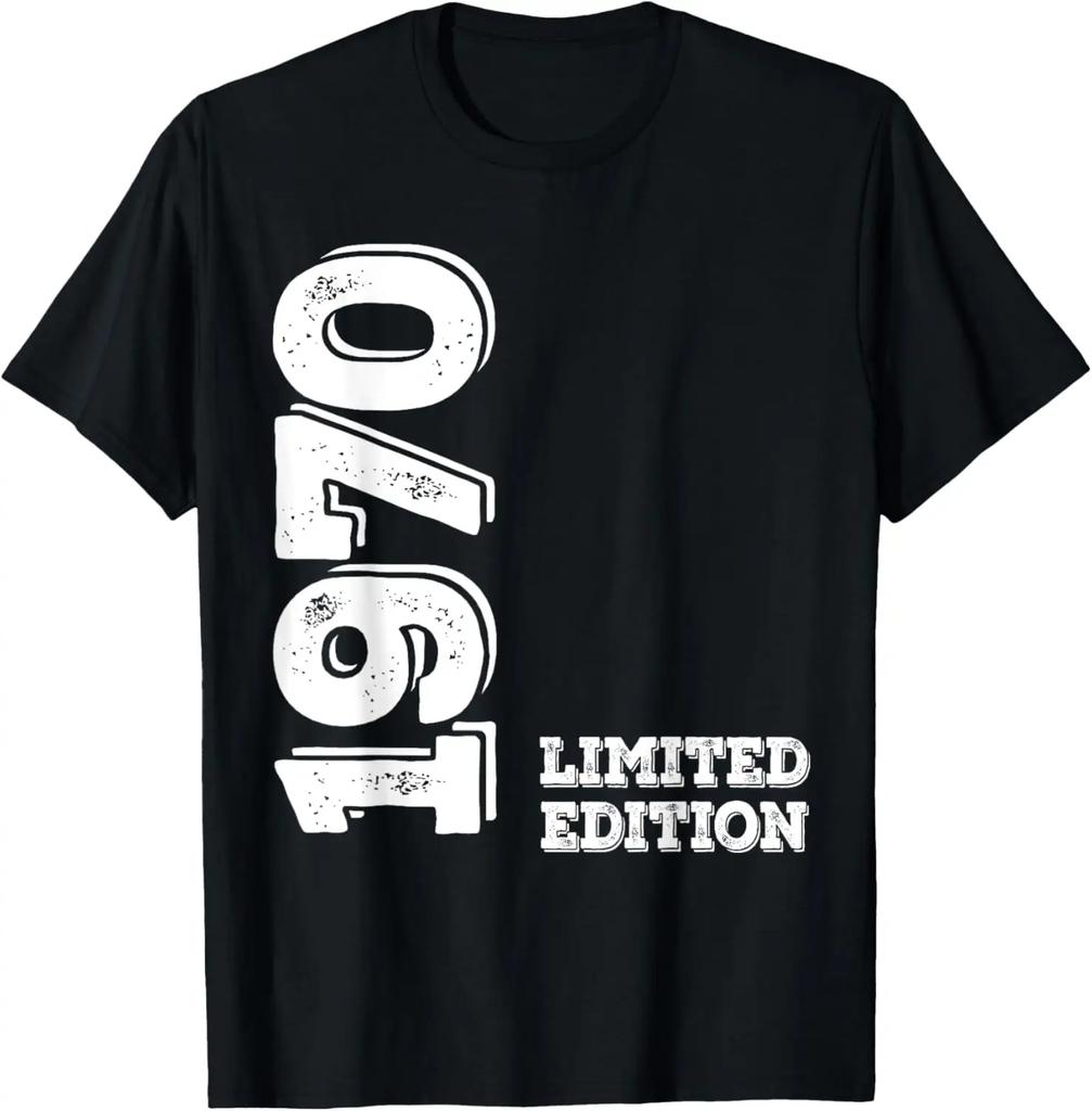 Limitierte Auflage 1970 55. Geburtstag T-Shirt geboren 1970 Vintage Paar Stil Unisex mach alt Vintage lässig Streetwear Oberteile