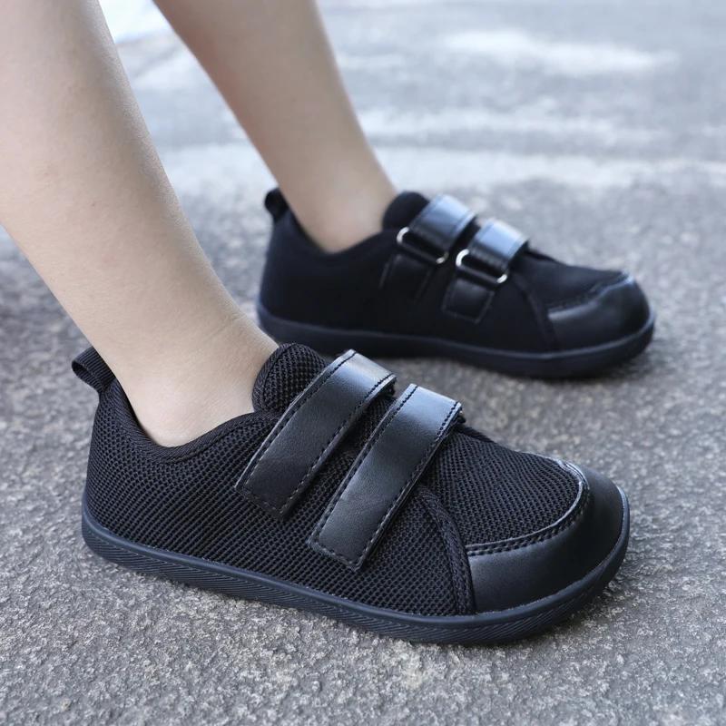 New Kids Barefoot Sneakers Cross-Trainer Wide Toe Wide Breathable Comfort Sole Casual Knitting Soft Girls Boys Walking Shoes
