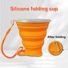 180Ml Folding Cup Food Grade Retractable Silicone Folding Cup Portable Portable Cup Outdoor Leisure Can Carry Coffee Cups