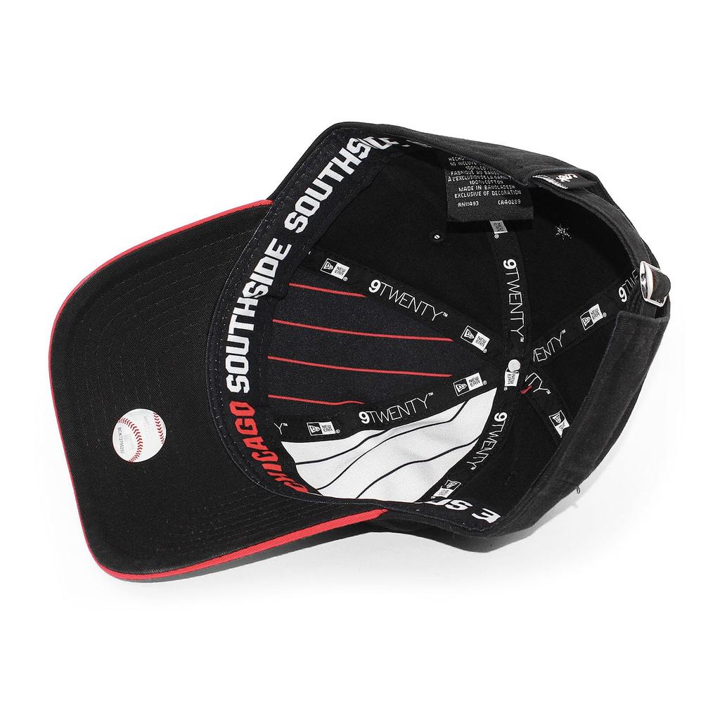 New Era City Connect 9TWENTY Strapback Chicago White CITY CONNECT ALTERNATE STRAPBACK CHICAGO WHITE 920 LOW LOW PROFILE Cap, Sox, MLB, CAP, Red/Black,