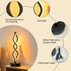 Modern LED Table Lamp Creative Spiral Table Light Soft Light Protection for Eyes 3 Color Dimming for Home Office Night Light