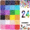 Strass colorati in resina da 3 mm: 40 Colori AB e Gelatina per Abbigliamento Fai-da-Te, Nail Art e Telefoni