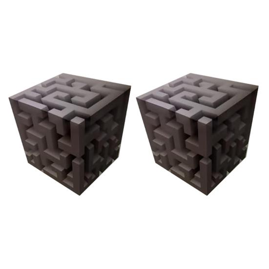 

1/2 Комплекти 3D Оптична Ілюзія Кутовий Настінний Декор Настінне Мистецтво, Що Перетворює Реальність Самоклеюча Знімна Стереоскопічна Наклейка Куб Дім Офіс Вітальня 2pcs