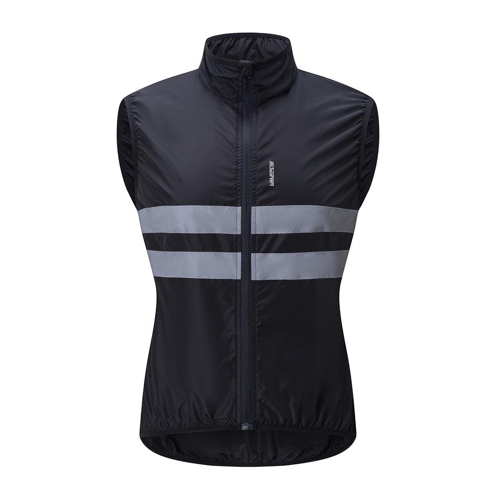 Unisex Reflective Windproof and Water-Repellent Vest for Cycling, Hiking, and Mountain Climbing