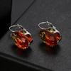 WWJ Unique Mix Color Cubic Zirconia Drop Earrings Gradient Ear Stud