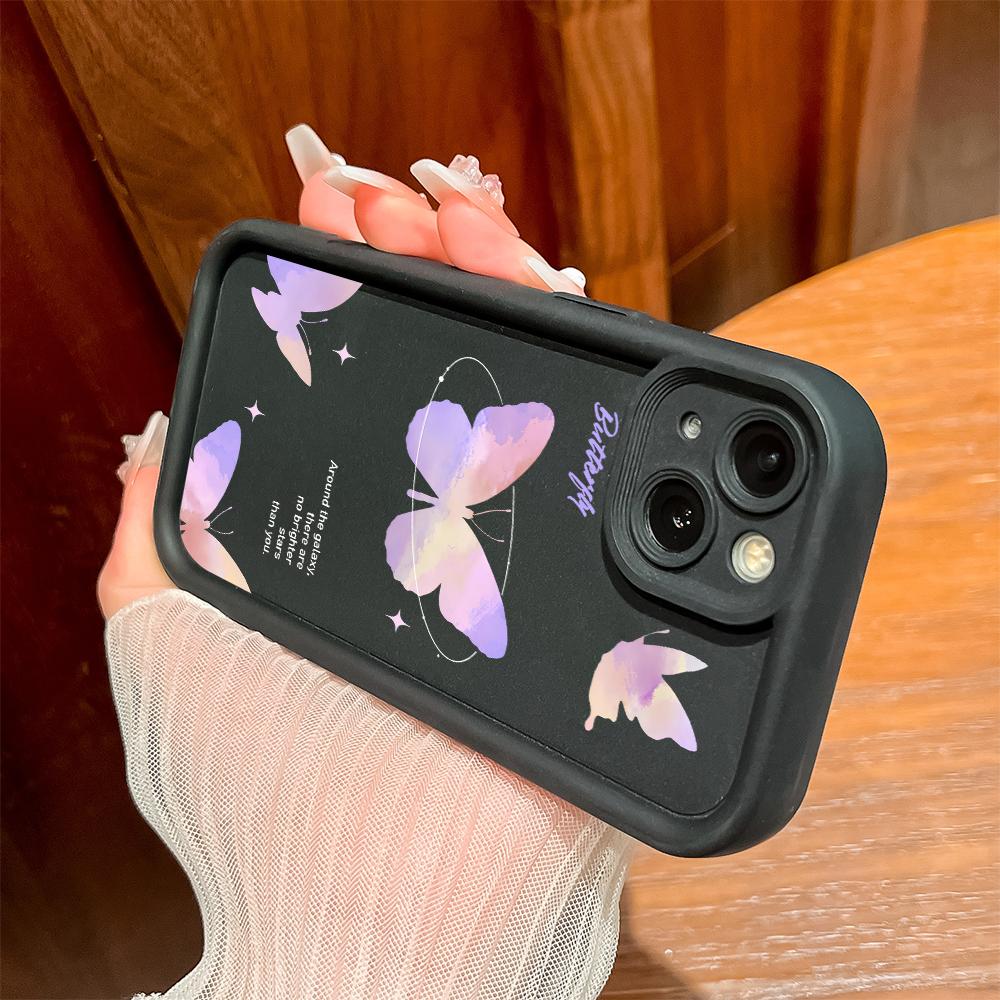 Soft Silicone Square Ladder Printing Pattern Phone Casing Full Cover Camera Shockproof Protection Rubber Case for Samsung