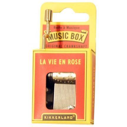 Music Box - Kikkerland - La Vie En Rose - Grey - Unisex - From 3 Years Old