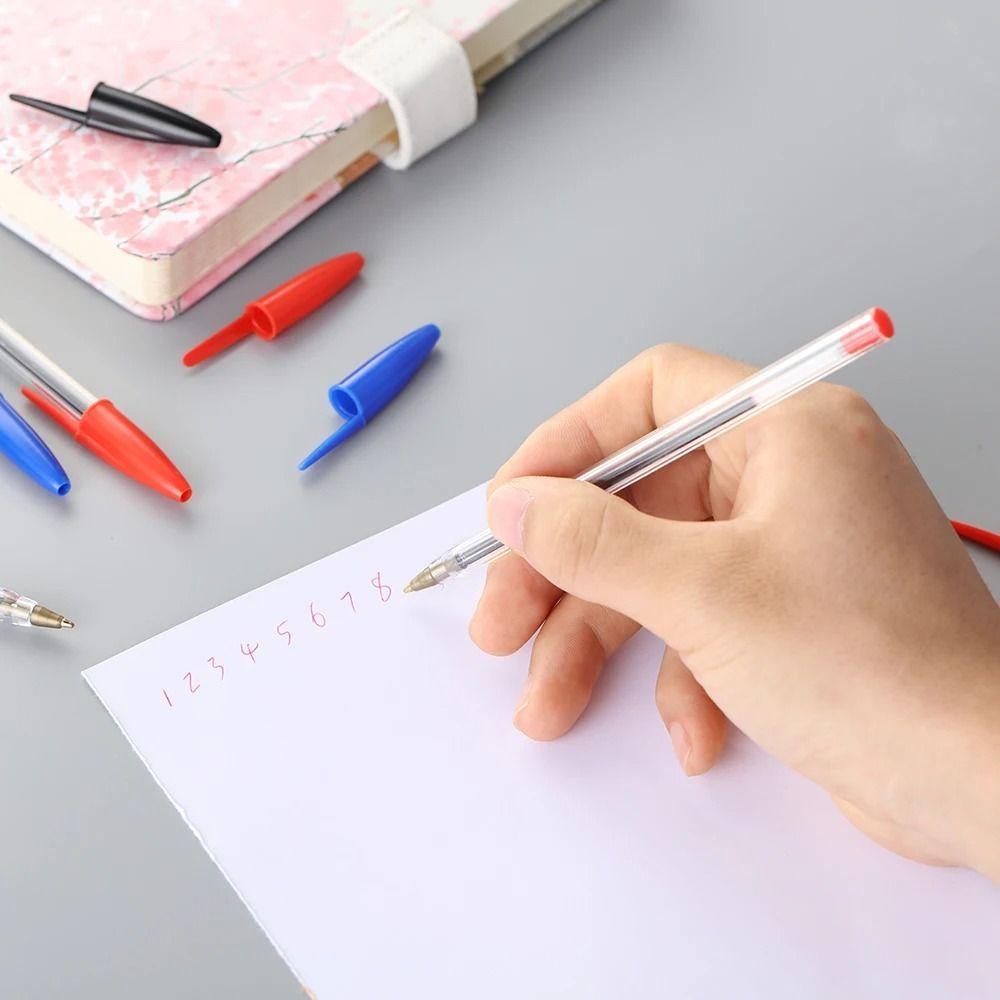 5PCS Black/Blue/Red Ink Gel Pen Press Type Signature Pens Simple Neutral Pen  Stationery