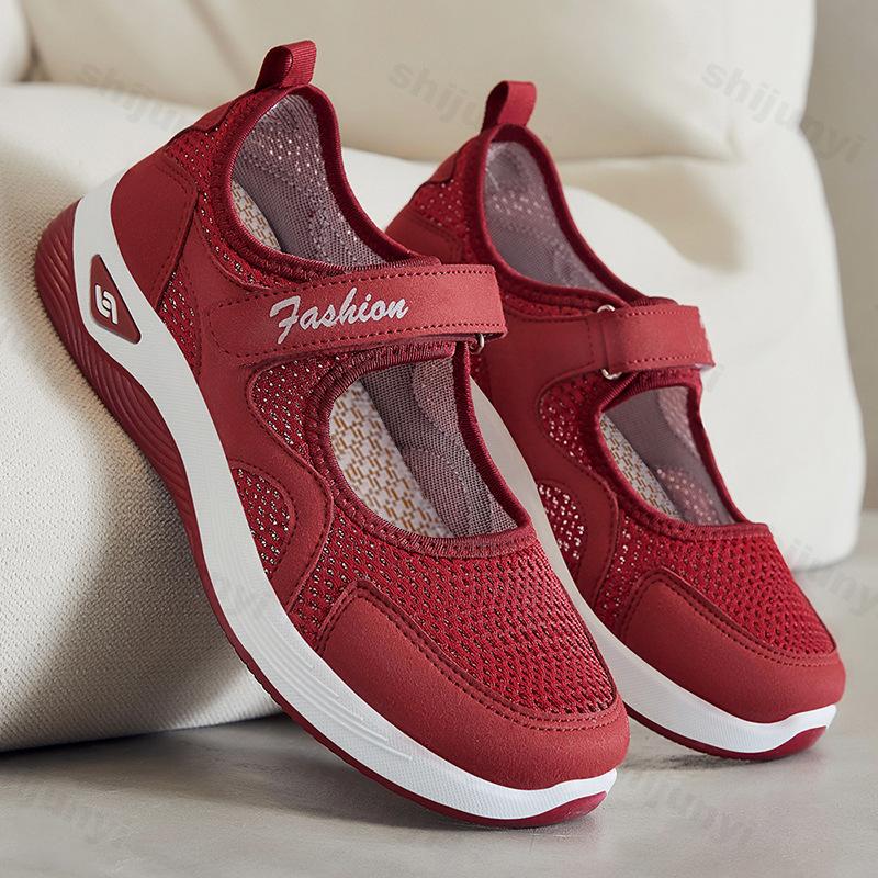 Fashion Women's Sneaker New Summer Lightweight Breathable Non-slip Soft Bottom Walking Running Tennis Women Casual Sneaker Zapatos Mujer