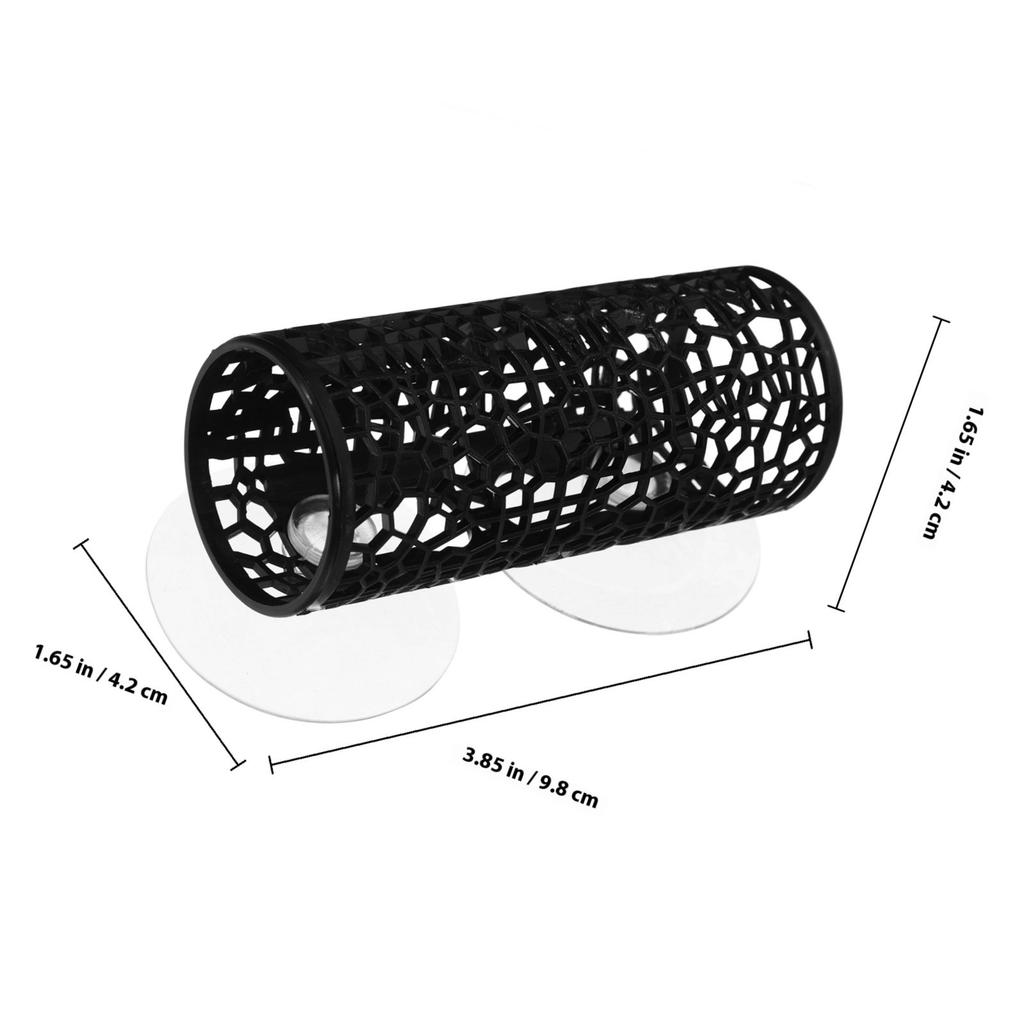 Hollow Tunnel Aquarium Cave Decor for Betta Fish Tank Natural Hideout Safe Smooth Edges Sturdy Reusable Plastic Fish Tank