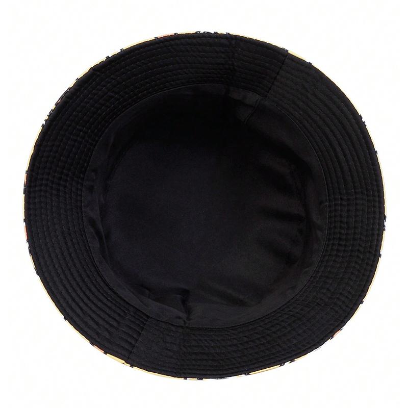 Unisex Kleine gelbe Ente beidseitig bedruckt Persönlichkeits-Bucket-Hüte Fischermützen Outdoor-Freizeitmütze Sonnenschutzhut