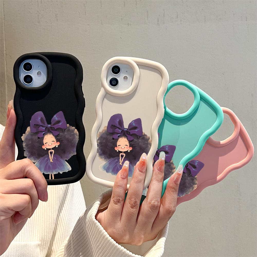 Big Wave Edge Weiches Silikonmaterial Macaron-Telefongehäuse Stoßfestes Schutzgummigehäuse für iPhone Samsung Huawei Honor Xiaomi Redmi OnePlus Moto