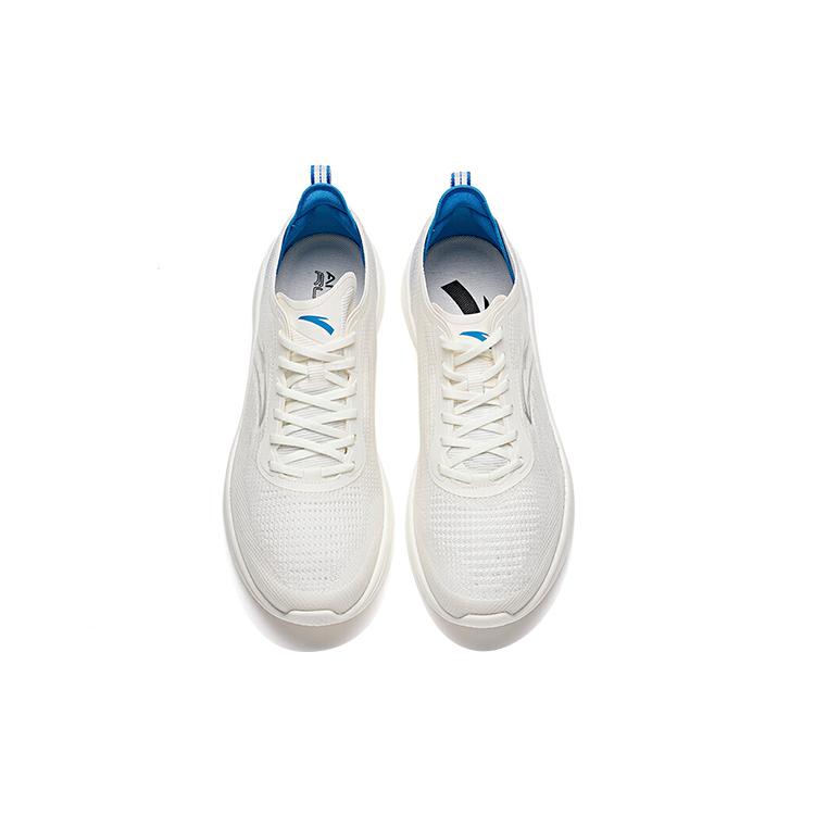 New Anta Hydrogen Run III Cushioning Anti Slip Wear Resistant Breathability Low Top Running Shoes Men's Ivory White 112125540-1