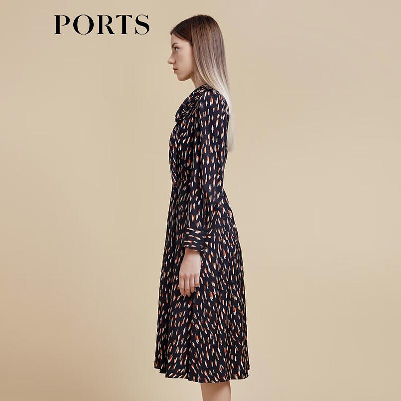 PORTS Women's Floral Knit Mid-Length Dress