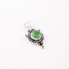Natural Green Cat's Eye Gemstone 925 Sterling Silver Jewelry Handmade Pendant PP-39-44