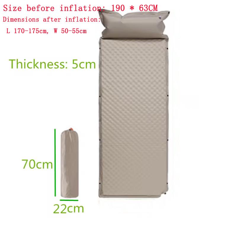 Camping Inflatable Mattress Camping Air Bed Automatic Inflation Bed Outdoor Sleeping Mat Camping Equipment Travel Hiking Mat