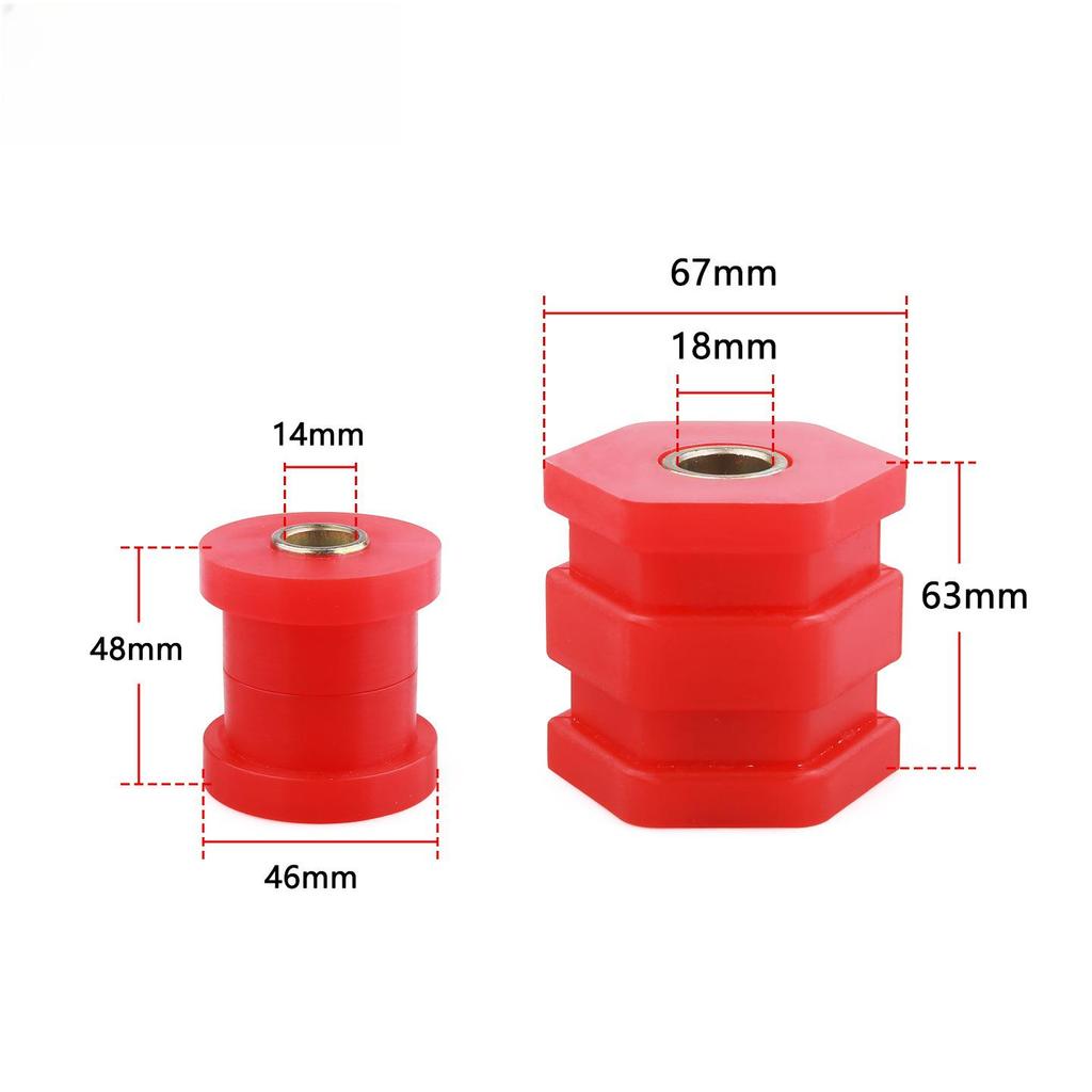 Polyurethane Front Lower Control Arm Bushing Sleeve for Honda Civic EK 96-00
