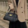 2024 Premium Waxed Leather Tote: Soft, Spacious, Versatile Handbag for Commuting & Crossbody Use