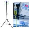 Portable IV Pole Drip Bag Stand Intravenous Foldable Pole Stand for Clinic Home Care