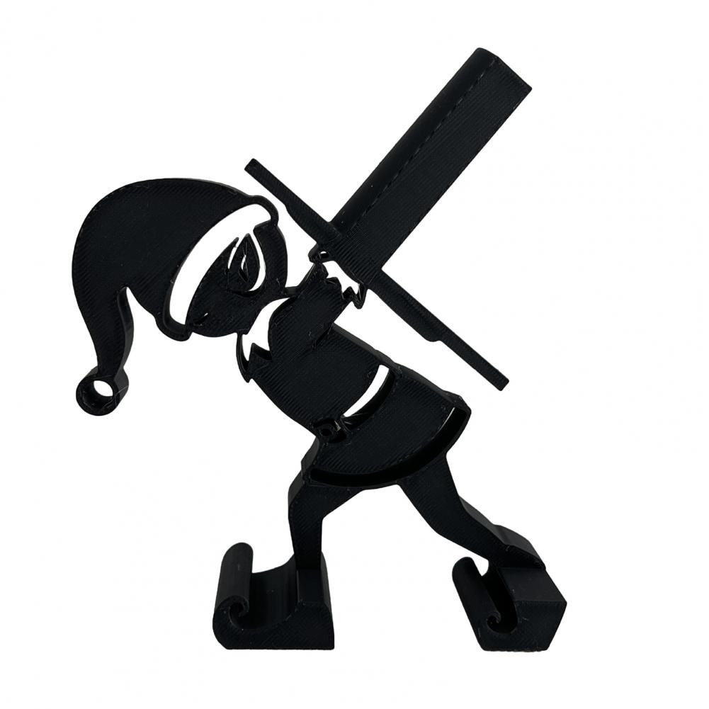 

11/15 см Держатель для туалетной бумаги в виде эльфа Черный Рождественский Напольный Диспенсер для бумажных полотенец Для Ванной Кухни Хранение Праздничный Декор